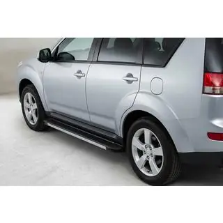 Pedane Laterali Maya V1 (2 pz, Alluminio) Citroen C-Crosser 2007-2013 foto 1