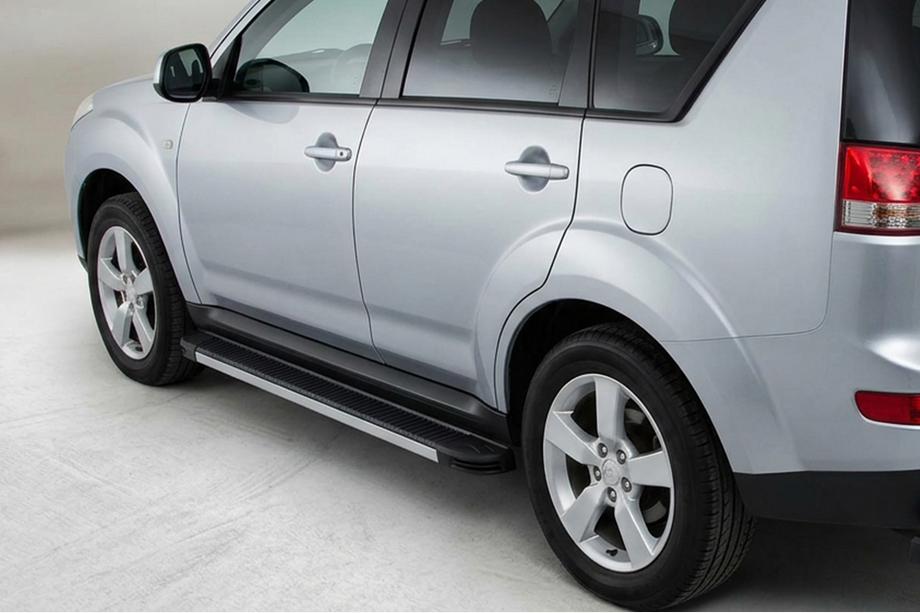 Citroen C-Crosser 2007-2013 Pedane Laterali Maya V1 (2 pz, Alluminio) Image