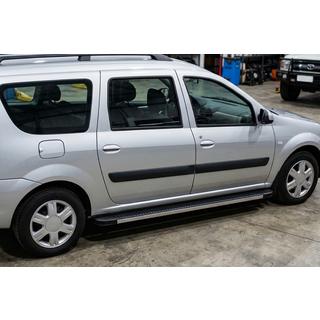 Pedane Laterali Maya V1 (2 pz, Alluminio) Dacia Logan MCV 2004-2014 foto 1