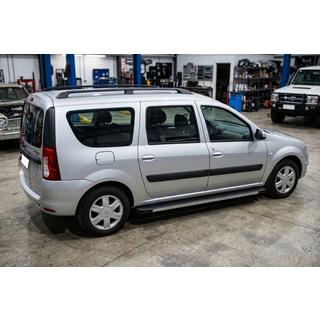 Pedane Laterali Maya V1 (2 pz, Alluminio) Dacia Logan MCV 2004-2014 foto 3