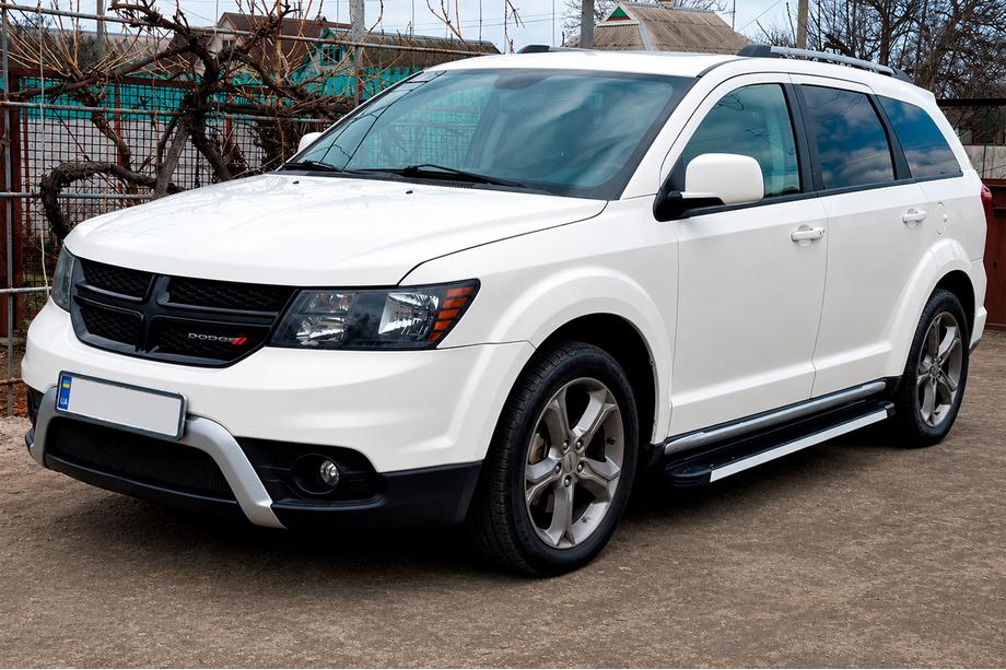 Dodge Journey 2008-2020 Pedane Laterali Maya V1 (2 pz, Alluminio) Image