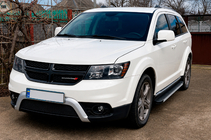 Fiat Freemont 2011-2016 Pedane Laterali Maya V1 (2 pz, Alluminio) foto 2