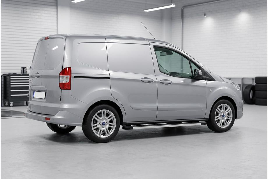 Ford Courier 2014-2023 Pedane Laterali Maya V1 (2 pz, Alluminio) Image