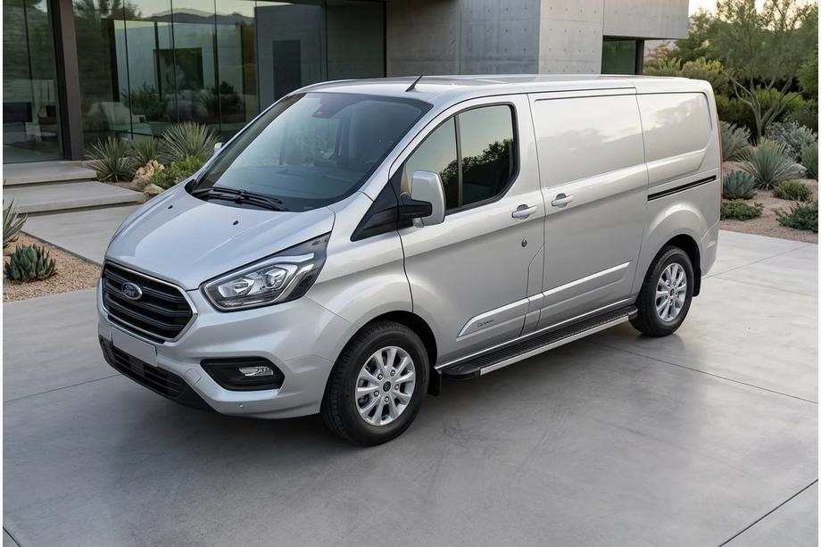 Ford Custom 2013-2022 Pedane Laterali Maya (2 pz, Alluminio) Image