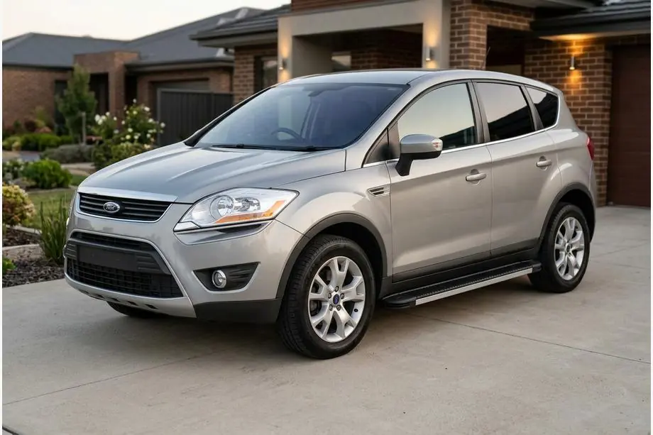 Ford Kuga 2008-2013 Pedane Laterali Maya V1 (2 pz, Alluminio) Image