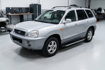 Hyundai Santa Fe 1 2000-2006 Pedane Laterali Maya V1 (2 pz, Alluminio) foto 1