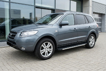 Hyundai Santa Fe 2 2006-2012 Pedane Laterali Maya V1 (2 pz, Alluminio) foto 1