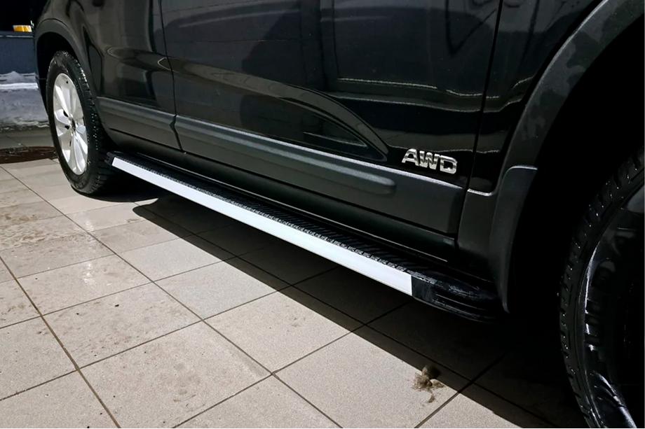 Kia Sorento II XM 2009-2014 Pedane Laterali Maya V1 (2 pz, Alluminio) 2010-2013 Image