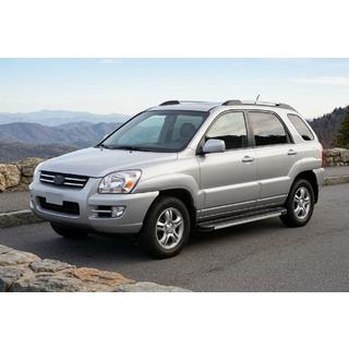 Pedane Laterali Maya V1 (2 pz, Alluminio) Kia Sportage 2004-2010 foto 1