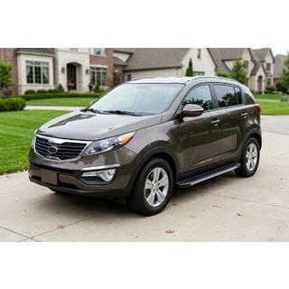 Pedane Laterali Maya V1 (2 pz, Alluminio) Kia Sportage 2010-2015 foto 1