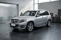 Mercedes GLK class X204 2008-2015 Pedane Laterali Maya V1 (2 pz, Alluminio) foto 1