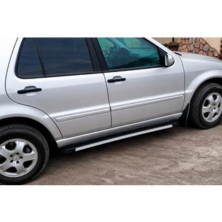 Pedane Laterali Maya V1 (2 pz, Alluminio) Mercedes ML W163 1997-2005 foto 2