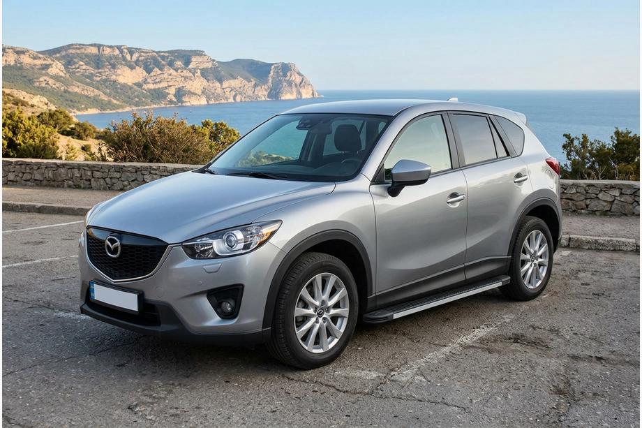 Mazda CX-5 2012-2017 Pedane Laterali Maya V1 (2 pz, Alluminio) Image