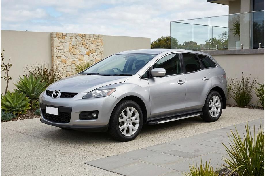Mazda CX-7 2006-2012 Pedane Laterali Maya V1 (2 pz, Alluminio) Image