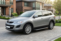 Mazda CX-9 2007-2016 Pedane Laterali Maya V1 (2 pz, Alluminio) foto 1