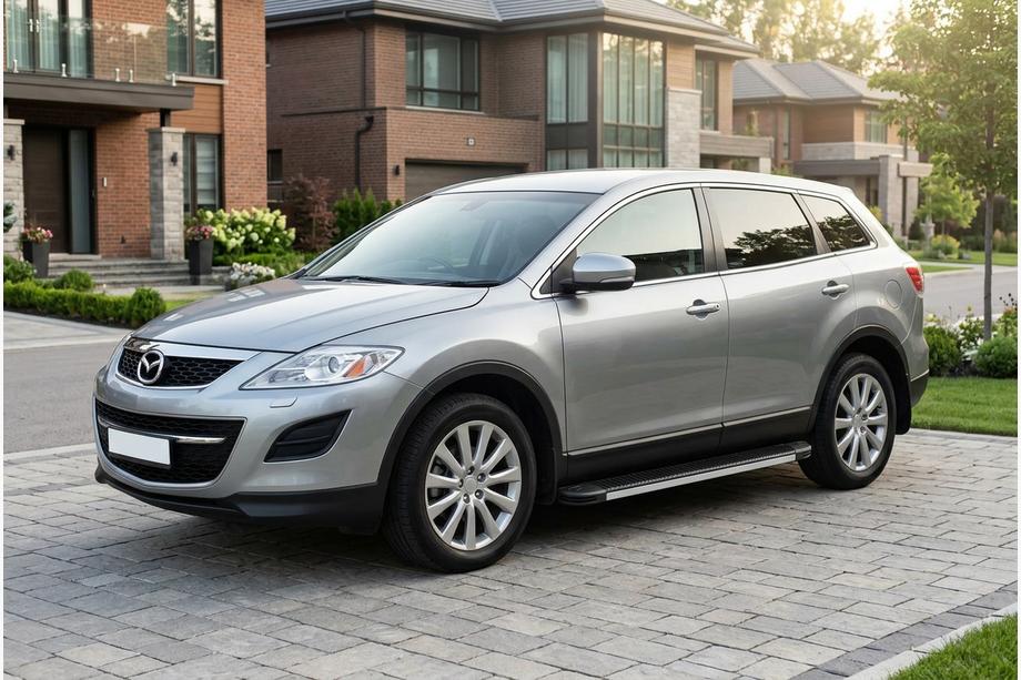 Mazda CX-9 2007-2016 Pedane Laterali Maya V1 (2 pz, Alluminio) Image