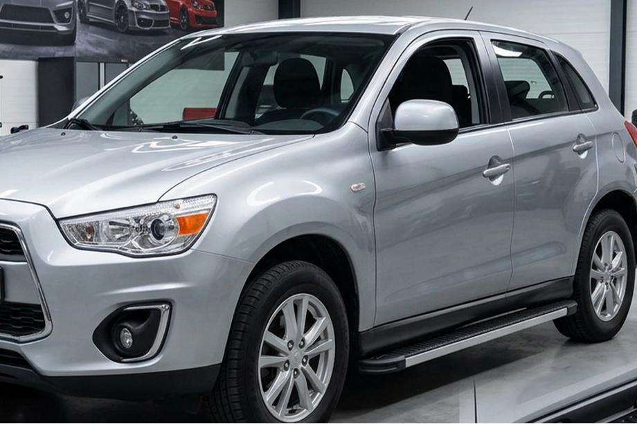 Mitsubishi ASX 2010-2023 Pedane Laterali Maya V1 (2 pz, Alluminio) Image