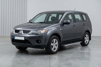 Mitsubishi Outlander 2006-2012 Pedane Laterali Maya V1 (2 pz, Alluminio) foto 6