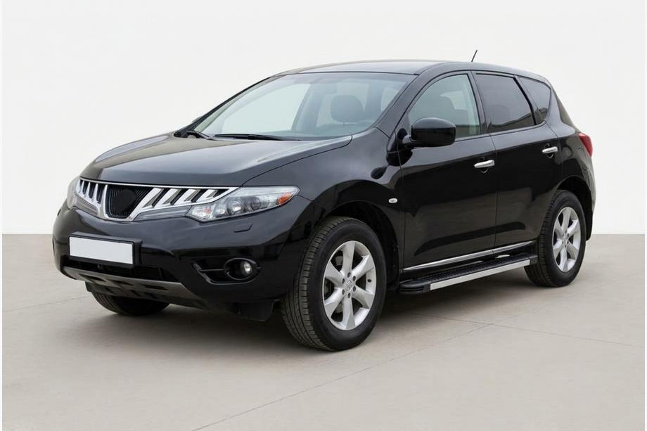 Nissan Murano 2008-2014 Pedane Laterali Maya V1 (2 pz, Alluminio) Image