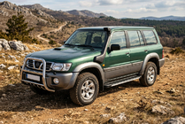 Nissan Patrol Y61 1997-2011 Pedane Laterali Maya V1 (2 pz, Alluminio) foto 1