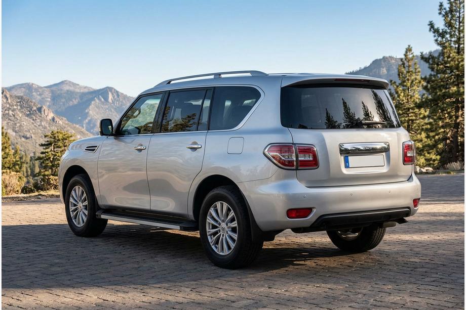 Nissan Patrol Y62 2010-2024 Pedane Laterali Maya V1 (2 pz, Alluminio) Image