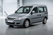 Opel Combo 2002–2012 Pedane Laterali Maya V1 (2 pz, Alluminio) foto 1