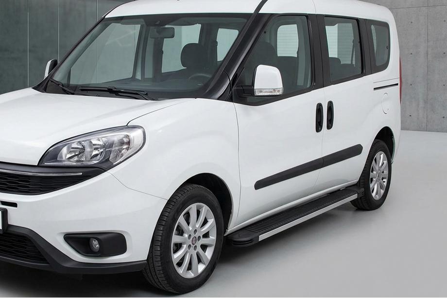 Opel Combo 2012-2018 Pedane Laterali Maya (2 pz, Alluminio) Image