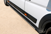 Peugeot Boxer 2006-2025 Pedane Laterali Maya (2 pz, Alluminio) foto 1