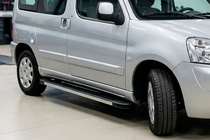 Peugeot Partner 1996-2008 Pedane Laterali Maya V1 (2 pz, Alluminio) foto 2