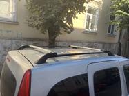 Renault Kangoo 2008–2020 Barre portatutto originali con traverse (passo corto) Grigio+Nero foto 10