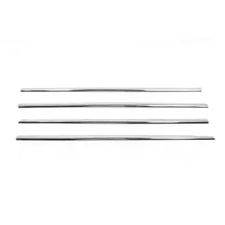 Modanature finestrini acciaio inox (4 pz) foto 4
