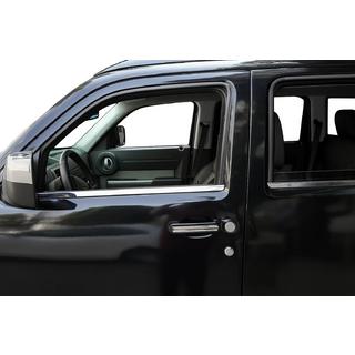 Coperture maniglie porta in acciaio inox Dodge Nitro 2006-2011 foto 1
