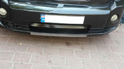 Dodge Nitro 2006-2011 Protezione paraurti anteriore cromata (acciaio inox) foto 3