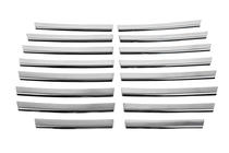 Dodge Nitro 2006-2011 Modanature cromate per griglia (acciaio inox) foto 3