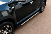 Renault Duster 2008–2017 Pedane Laterali Maya V1 (2 pz, Alluminio) foto 1