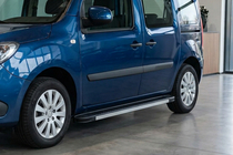 Renault Kangoo 2008–2020 Pedane Laterali Maya V1 (2 pz, Alluminio) Passo Lungo foto 1