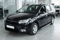 Renault Logan MCV 2013-2022 Pedane Laterali Maya V1 (2 pz, Alluminio) foto 1