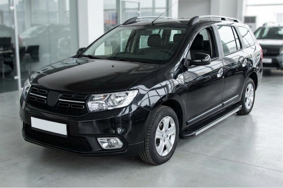 Renault Logan MCV 2013-2022 Pedane Laterali Maya V1 (2 pz, Alluminio) Image