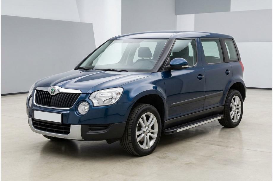 Skoda Yeti 2009-2017 Pedane Laterali Maya V1 (2 pz, Alluminio) Image