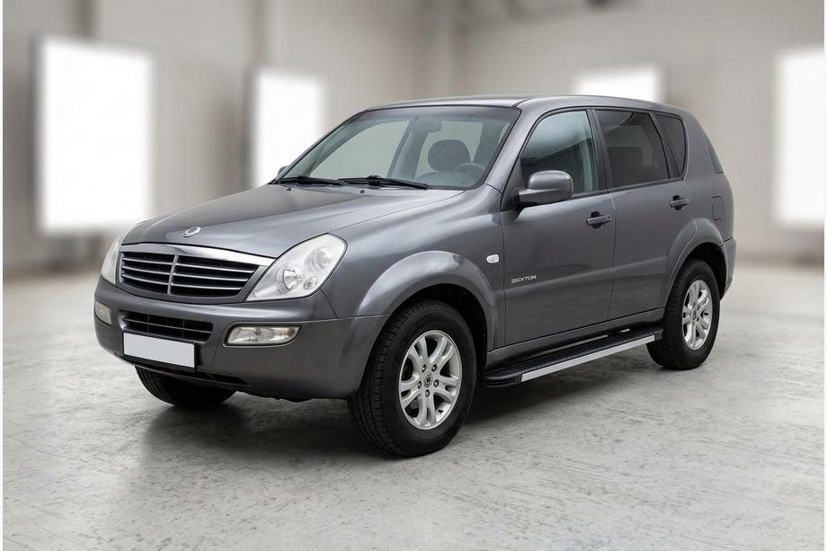 SsangYong Rexton I 2001-2017 Pedane Laterali Maya V1 (2 pz, Alluminio) Image