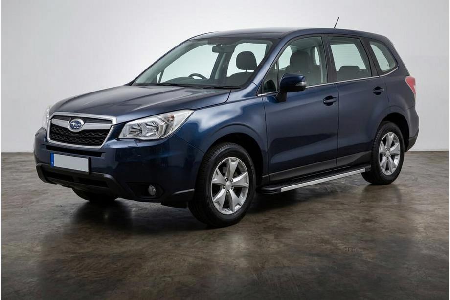 Subaru Forester 2013-2018 Pedane Laterali Maya V1 (2 pz, Alluminio) Image