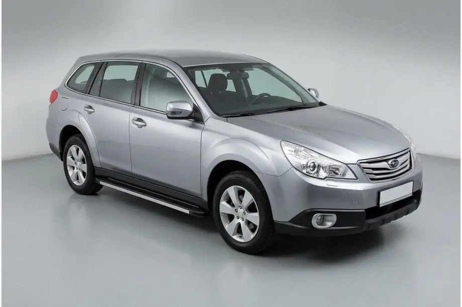 Subaru Outback 2009-2014 Pedane Laterali Maya V1 (2 pz, Alluminio) Image