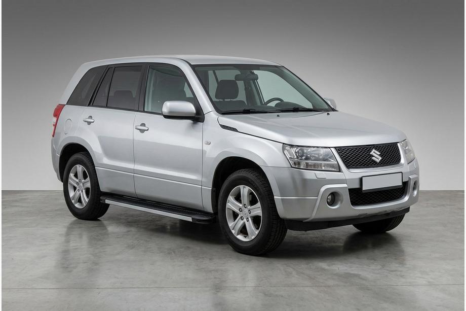 Suzuki Grand Vitara 2005-2017 Pedane Laterali Maya V1 (2 pz, Alluminio) Image