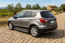 Suzuki SX4 S-Cross 2013-2016 Pedane Laterali Maya V1 (2 pz, Alluminio) foto 1