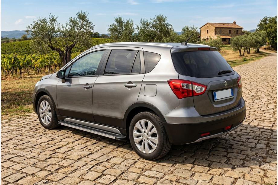 Suzuki SX4 S-Cross 2013-2016 Pedane Laterali Maya V1 (2 pz, Alluminio) Image