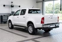 Toyota Hilux 2006-2015 Pedane Laterali Maya V1 (2 pz, Alluminio) foto 1