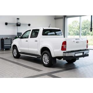 Pedane Laterali Maya V1 (2 pz, Alluminio) Toyota Hilux 2006-2015 foto 1