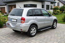 Toyota Rav 4 2001-2005 Pedane Laterali Maya V1 (2 pz, Alluminio) foto 1