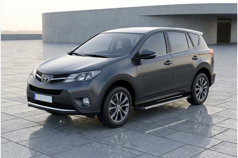 Toyota Rav 4 2013-2018 Pedane Laterali Maya V1 (2 pz, Alluminio) Image