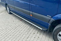 Volkswagen Crafter 2006-2016 Pedane Laterali Maya (2 pz, Alluminio) foto 3